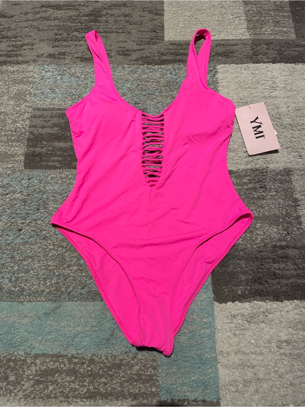 YMI Pink One-Piece Swimsuit